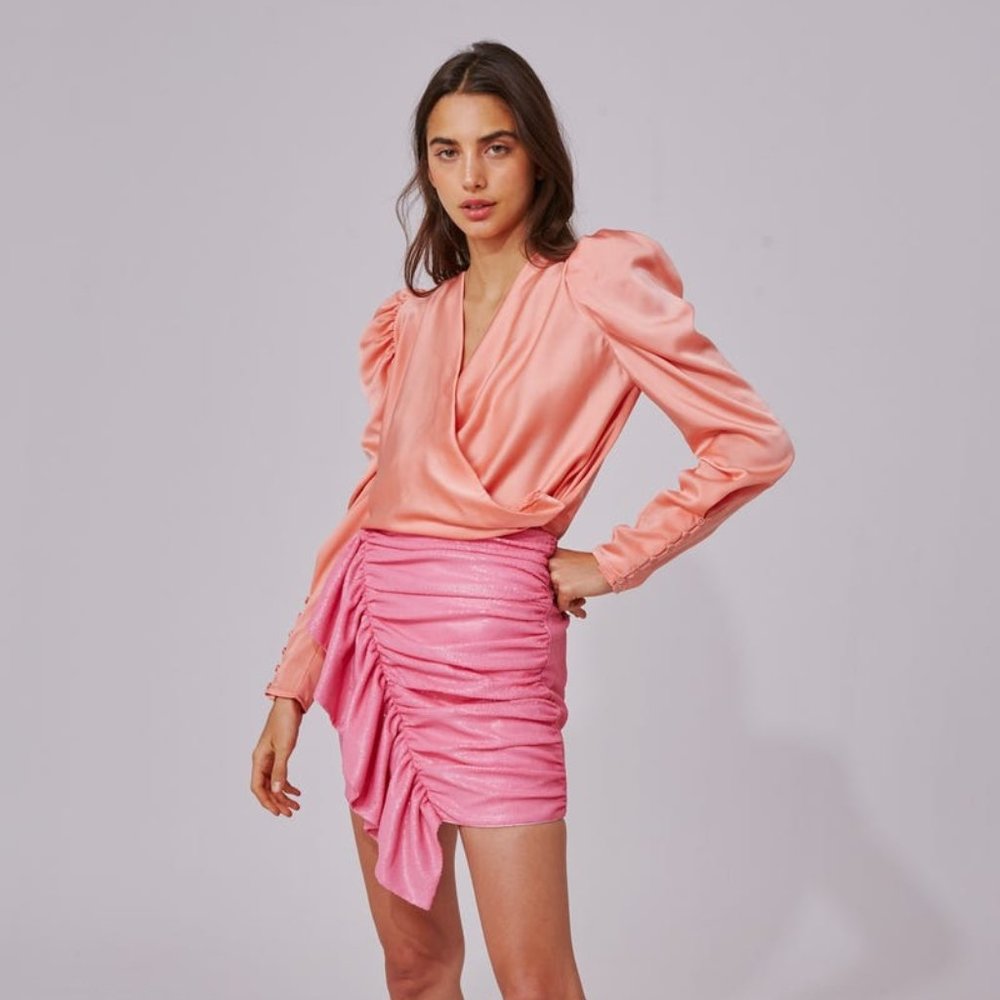 Obsessions Top, Coral